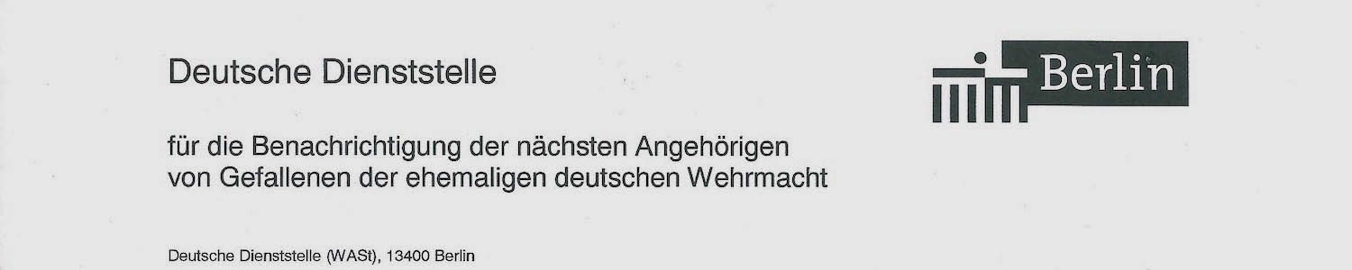 Deutsche Dienststelle WAST | Wehrmacht Vermisst Griechenland